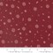 Cozy Wonderland Red Burgundy Snowflakes 44"/45" Fabric Per Yard